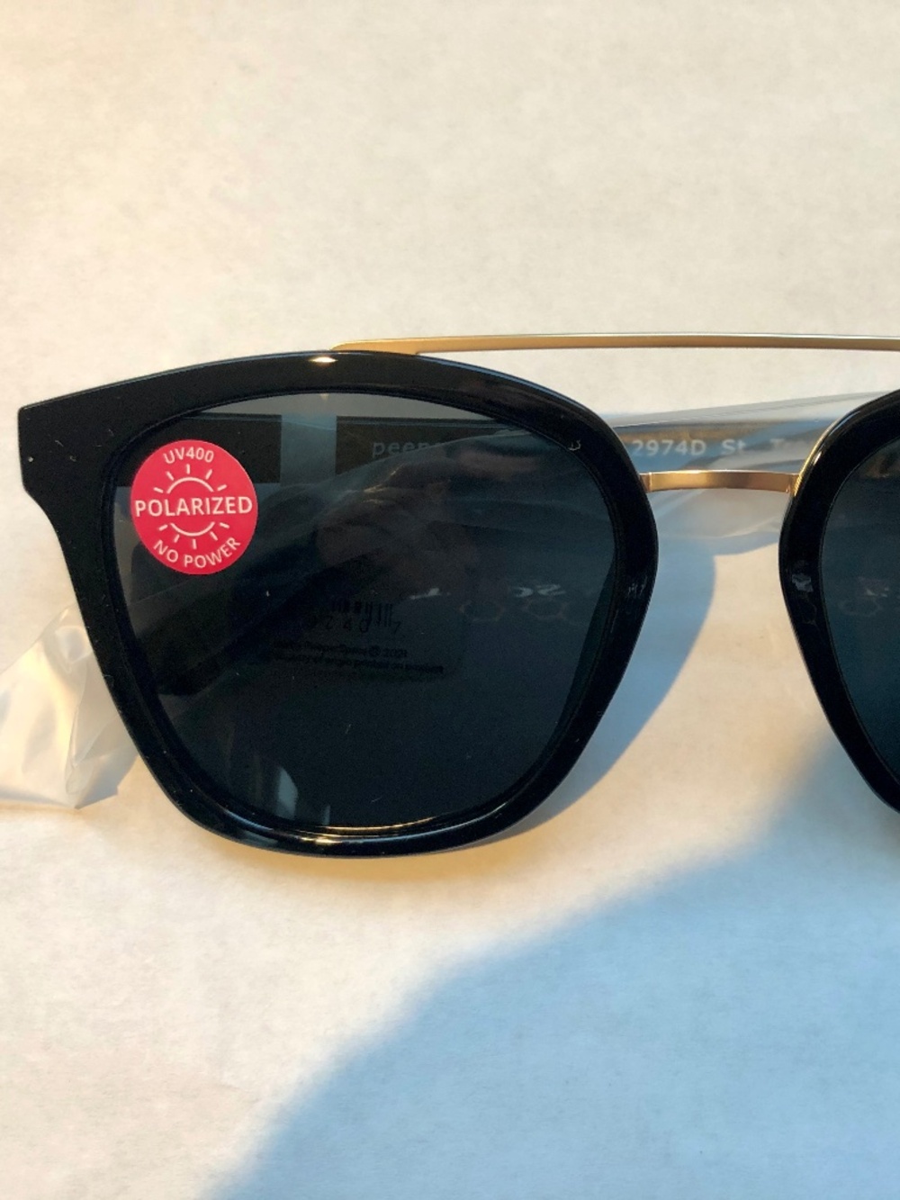 NEW Peepers Black St. Tropez UV400 Polarized Sunglasses - Picture 2 of 5